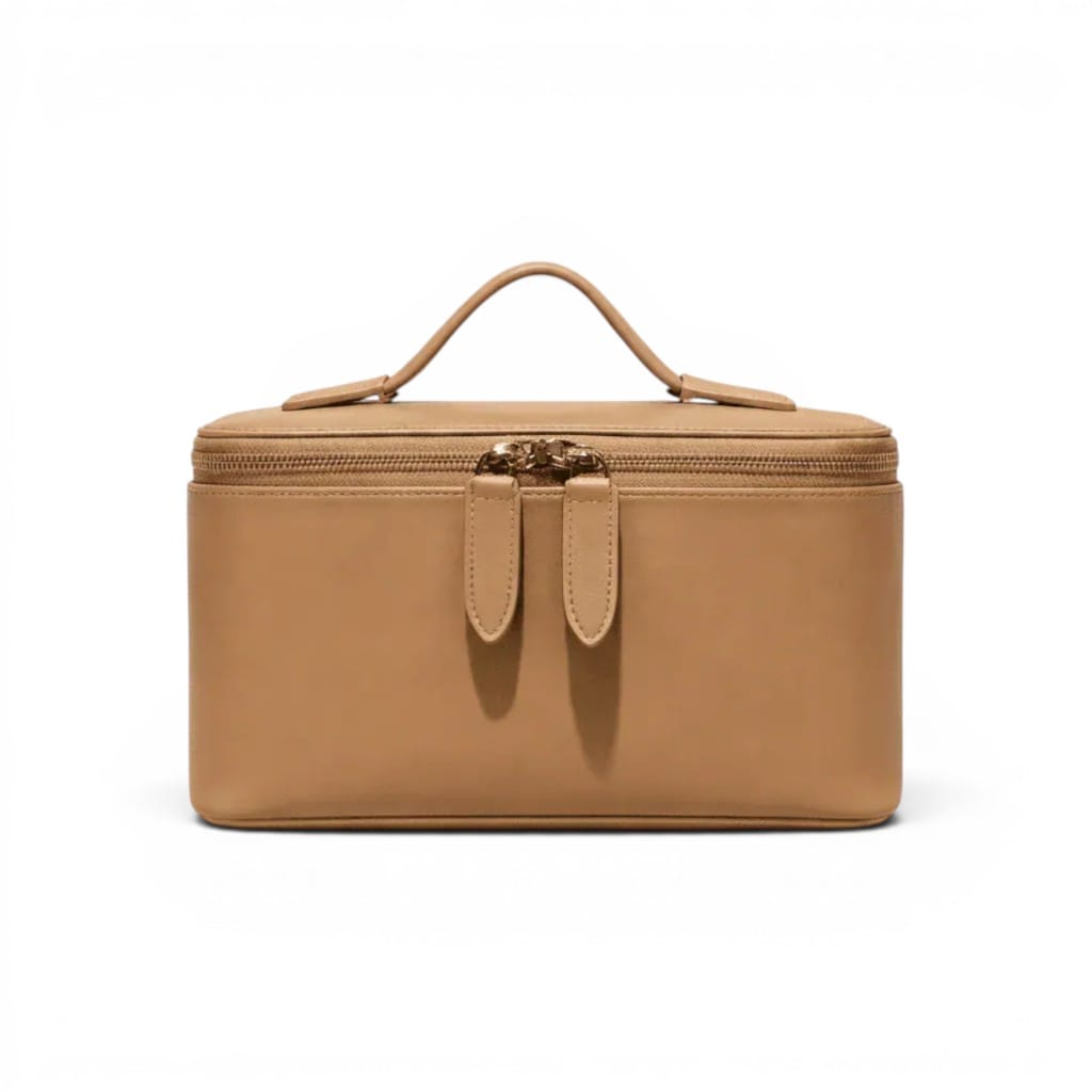 L'Alma | Trousse de Toilette Femme - Cuir Véritable Compact
