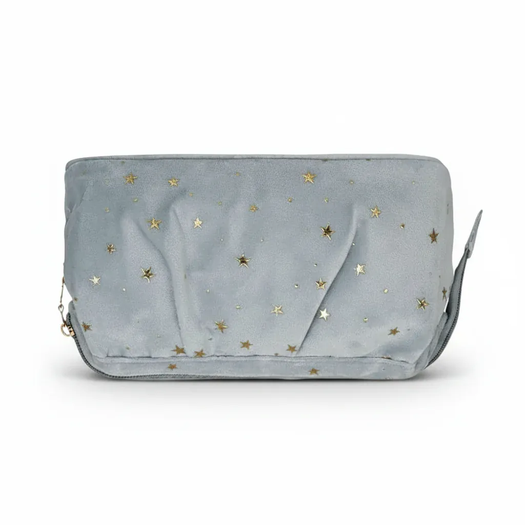 La Concha | Trousse Toilette Velours Coquille Femme