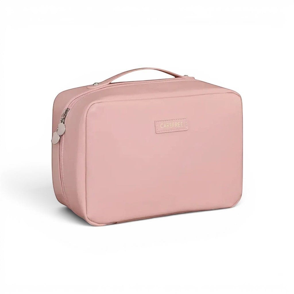 La Duzzi | Trousse Maquillage Cuir PU Double Zip Élégante