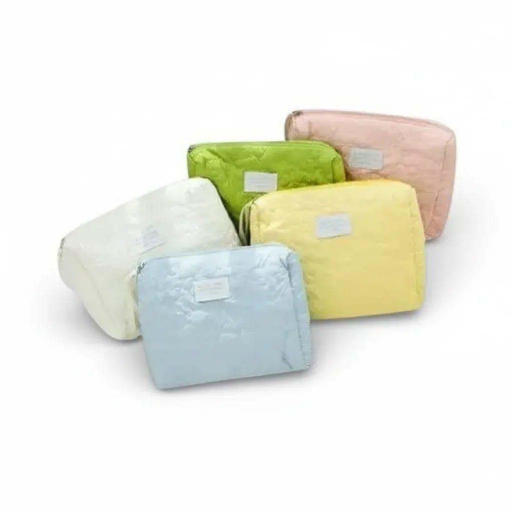 La Flora | Trousse de Toilette Femme Matelassée Fleurs