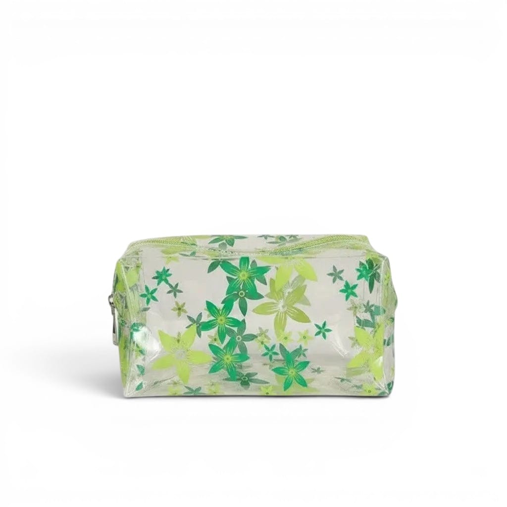 La Flovia | Trousse Transparente PVC Motif Floral Compacte