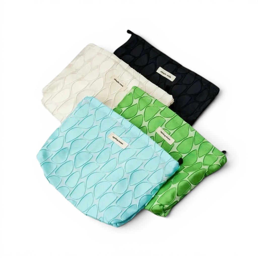 La Foglia | Trousse de Toilette Femme Canvas Motif Feuille