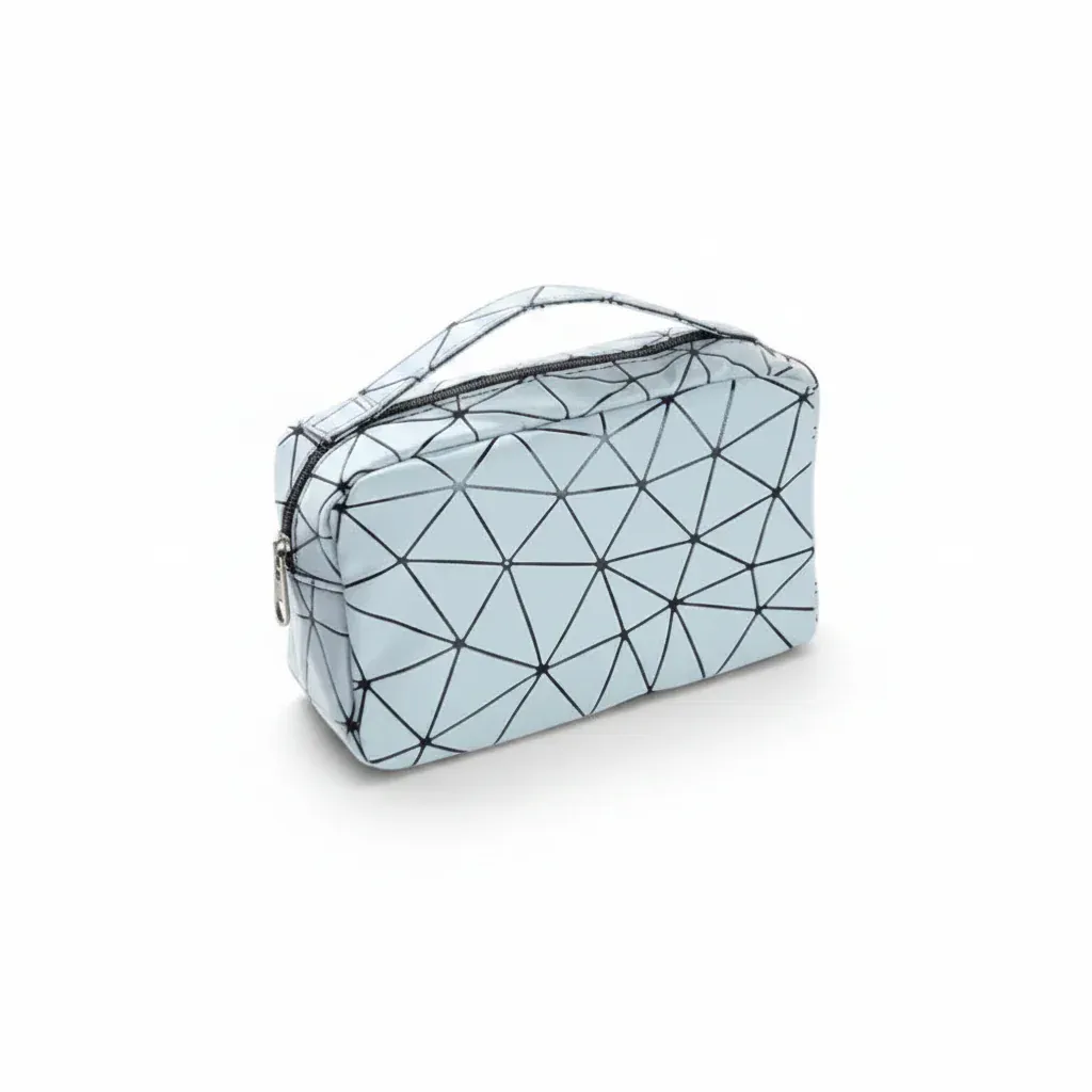 La Geova | Trousse Femme Géométrique Simili Cuir Imperméable