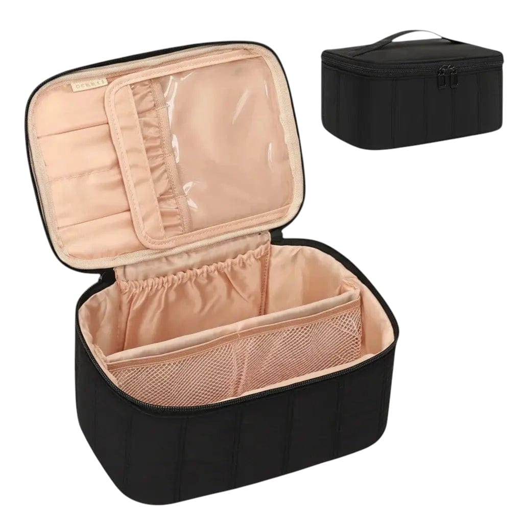 La Righa | Trousse de Toilette Femme - Rigide Séparateurs Modulables