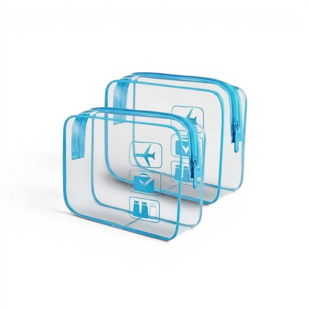 La Tsava | Trousse Transparente TSA PVC Renforcé Cabine
