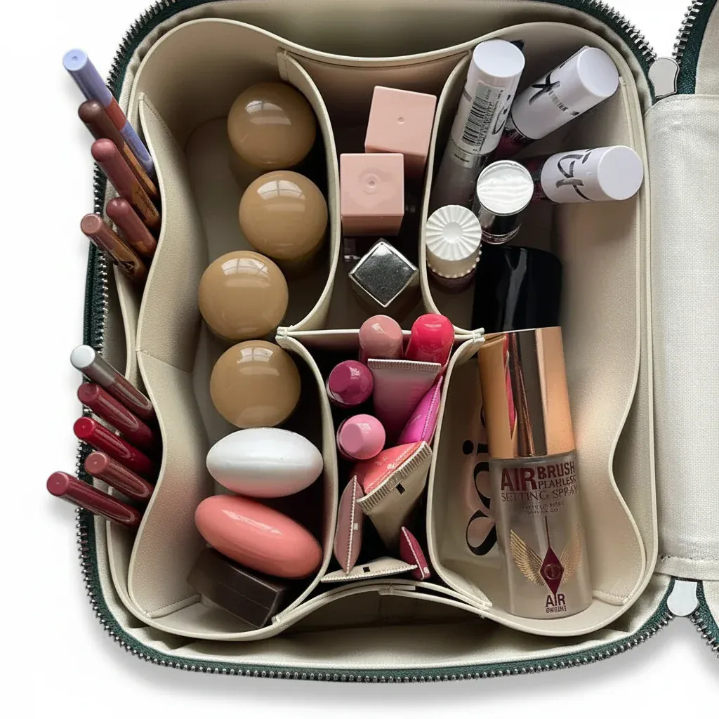 La Vanite | Trousse Vanity Personnalisable Poignée Grande Capacité