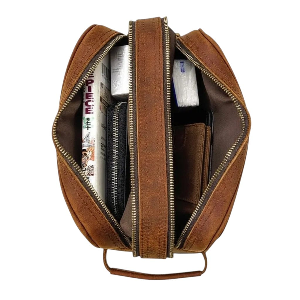 Le Sobro | Trousse Homme Cuir de Vache Design Minimaliste