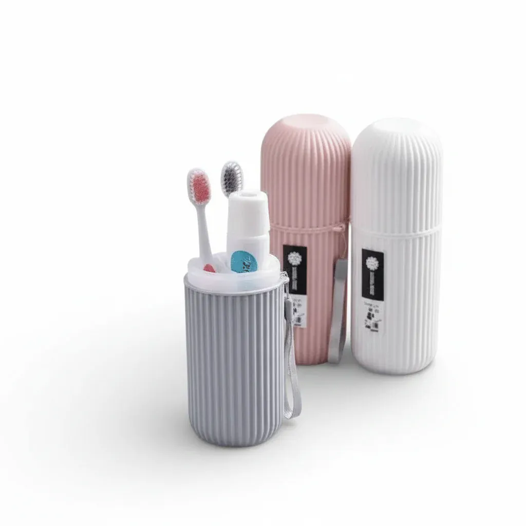 Porte-brosse à dents de voyage compact | Accessoire trousse toilette