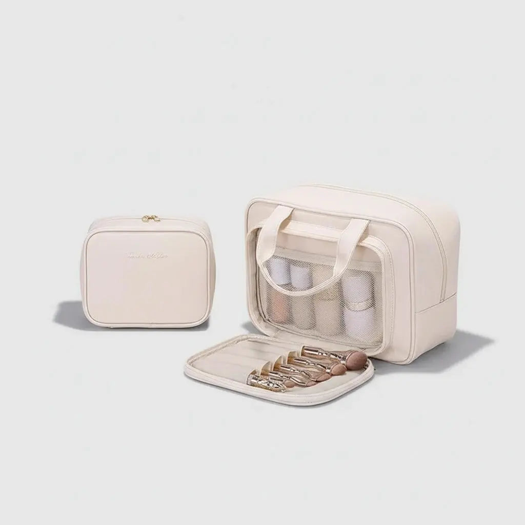 Trousse de toilette femme | Organisateur PU voyage