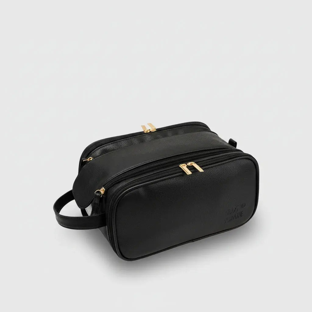 Trousse de toilette femme PU imperméable – Spacieuse et chic