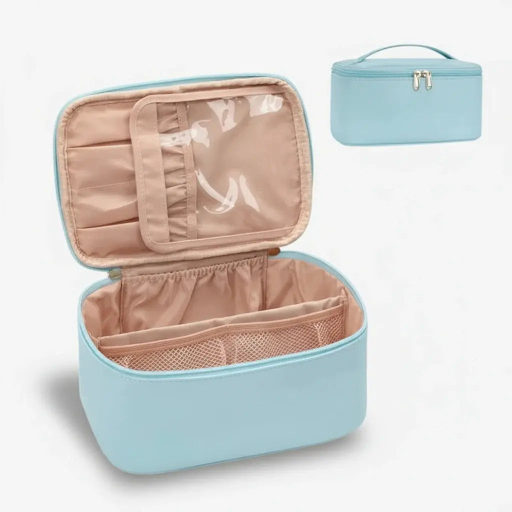 Trousse de toilette femme | Rigide compartimentée