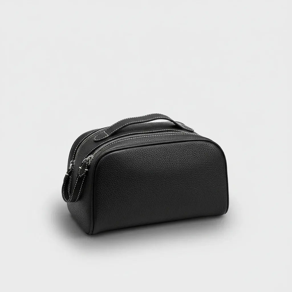 Trousse de toilette femme | Vanity cuir véritable