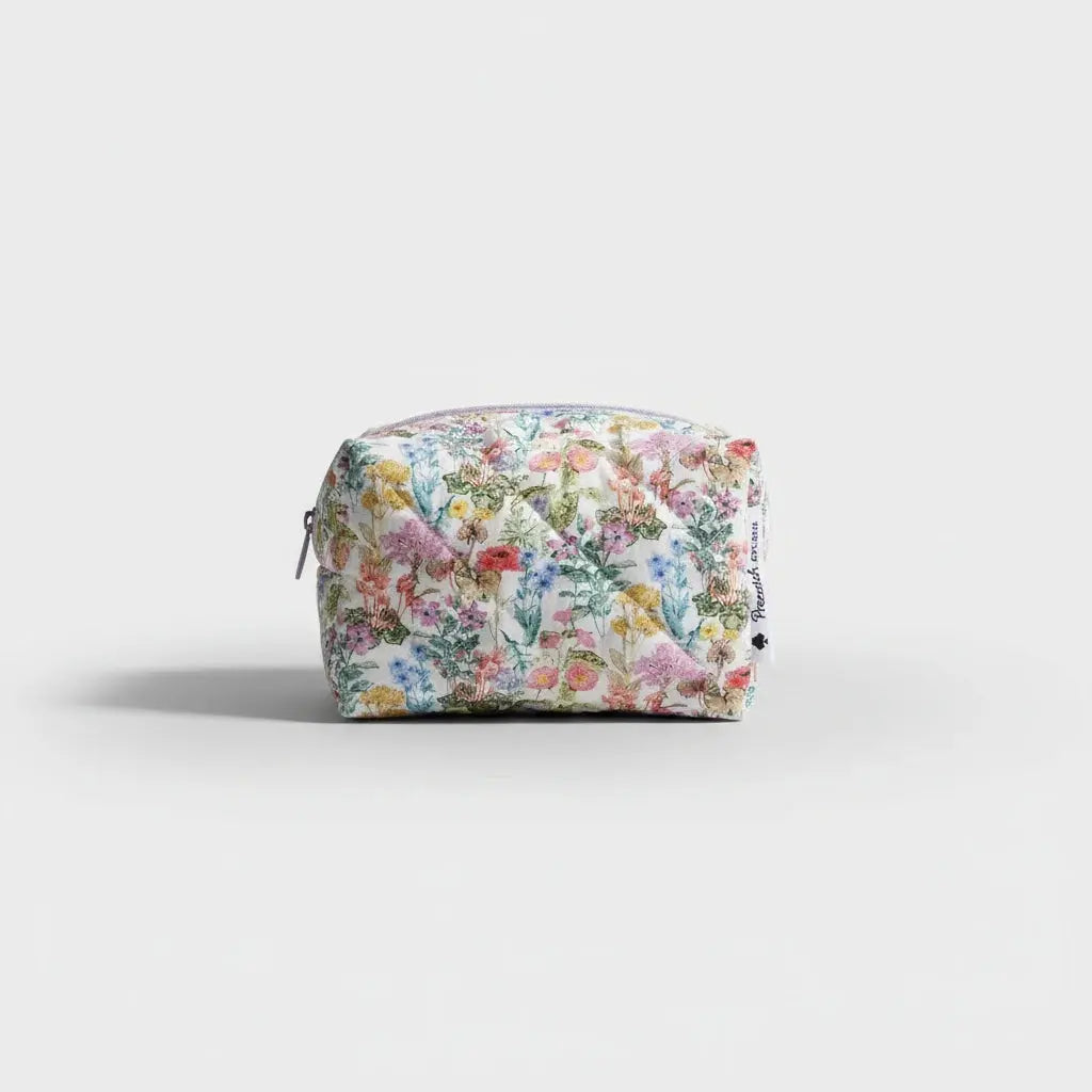 Trousse de toilette fleurs cartoon