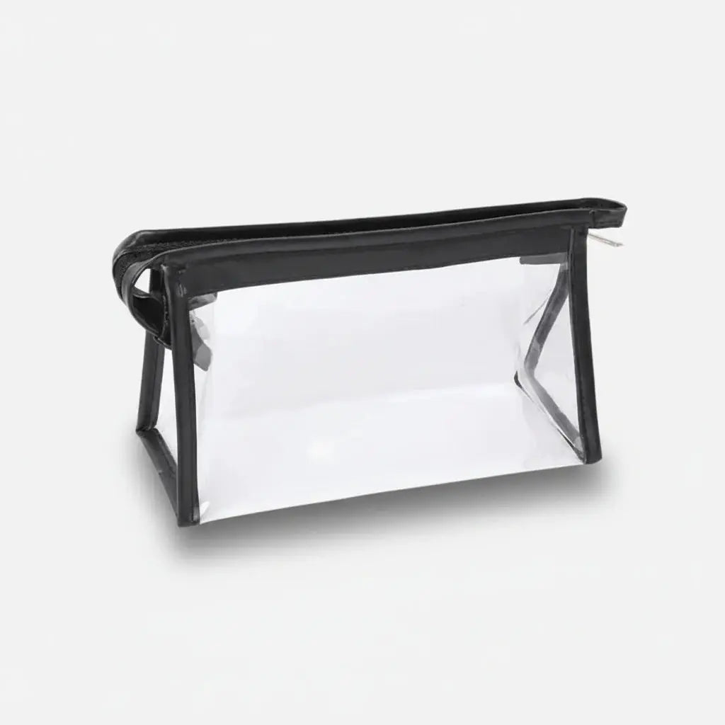 Trousse de toilette transparente en PVC