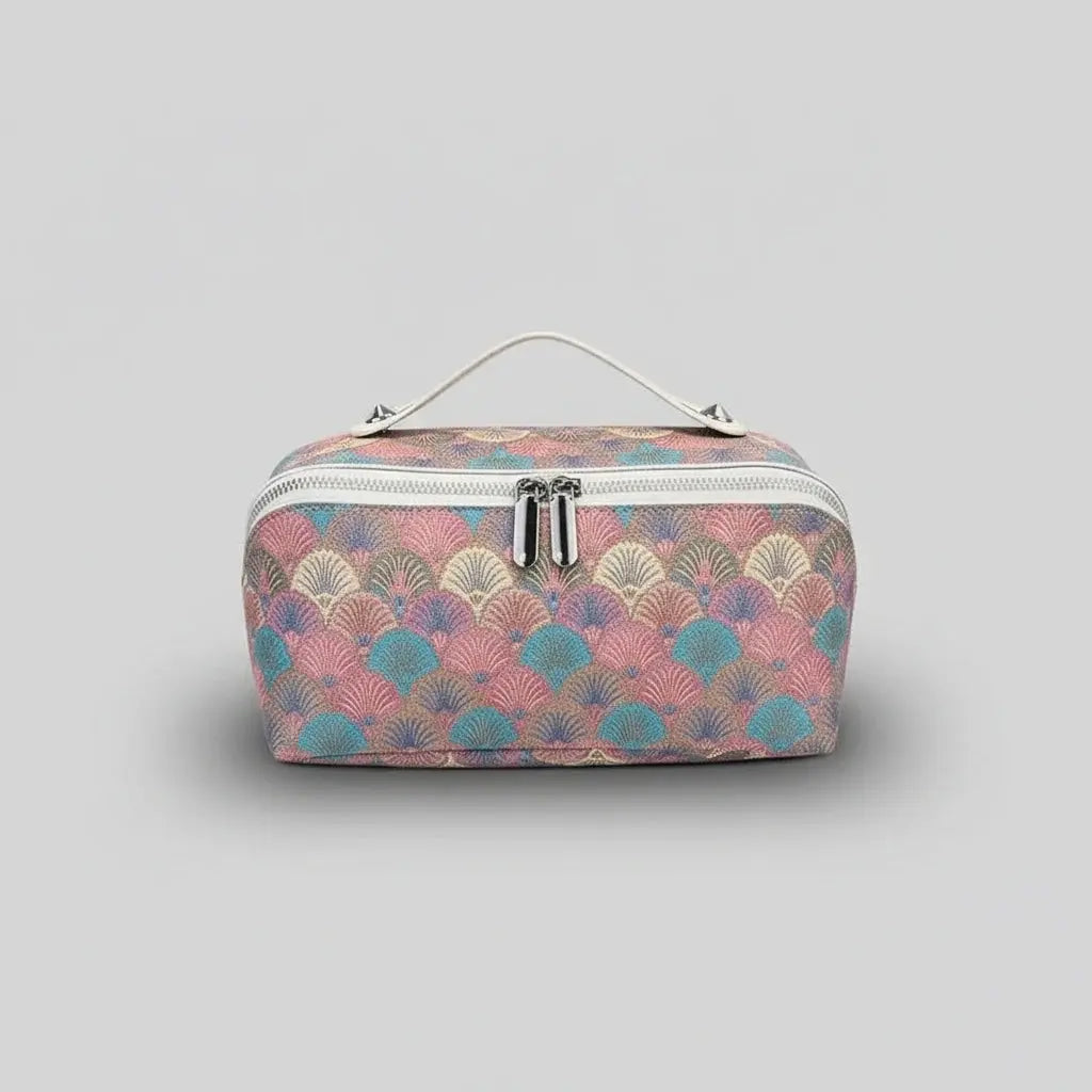 Trousse toilette femme PU imprimé luxe – chic