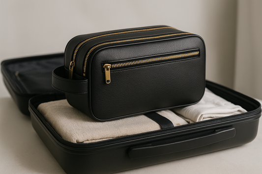 Trousse de toilette homme : élégance, organisation et style en voyage