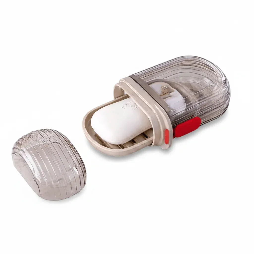 Boîte savon voyage étanche | Porte-savon compact hygiénique
