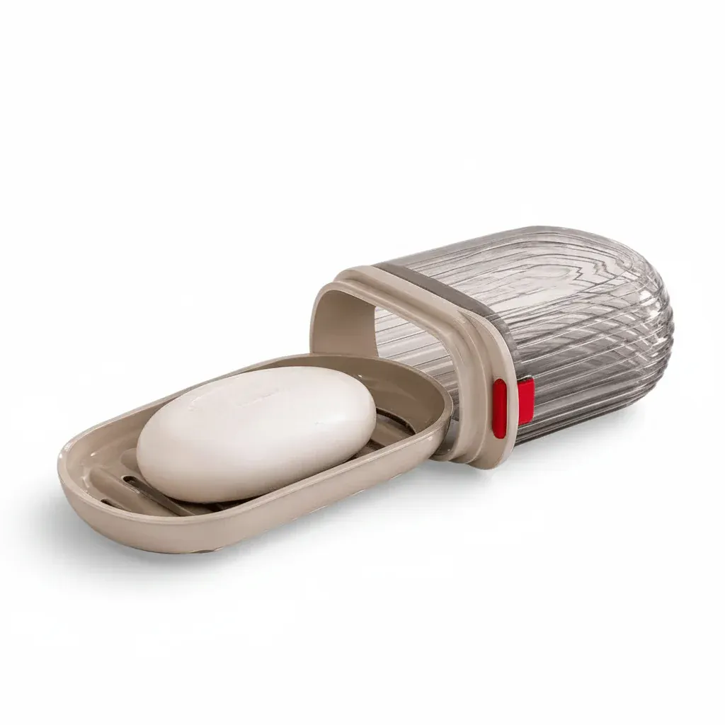 Boîte savon voyage étanche | Porte-savon compact hygiénique