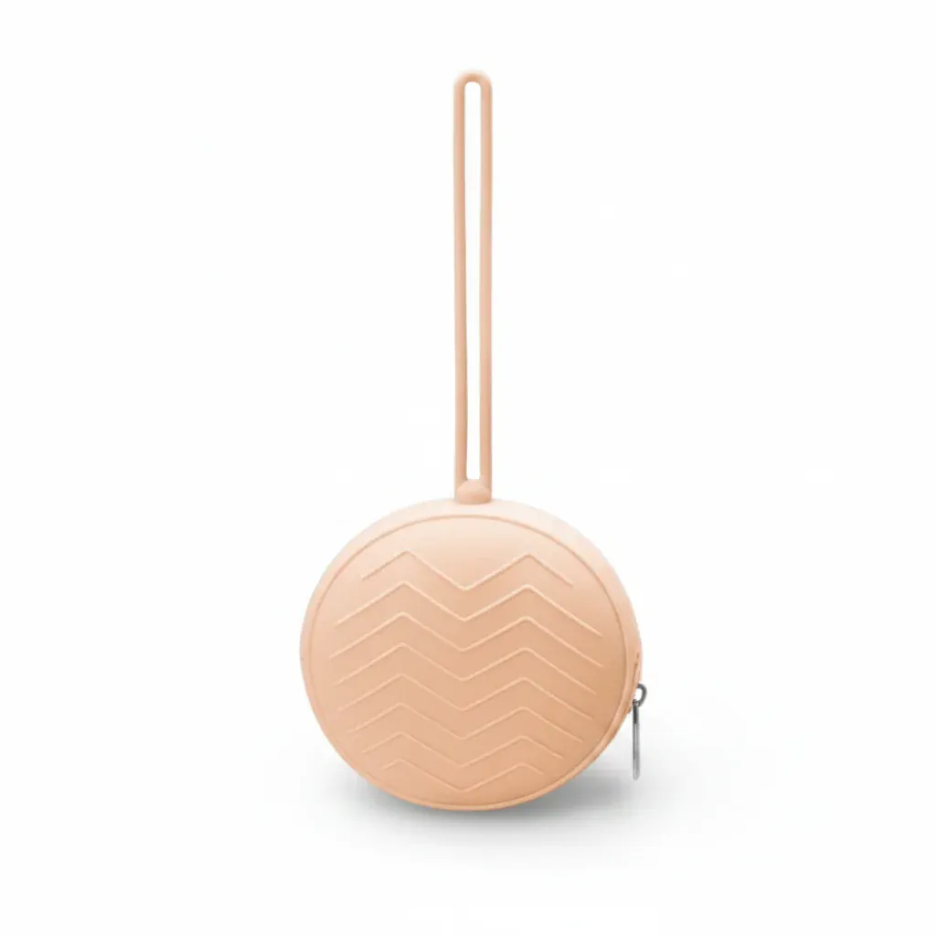 Boîte tétine silicone | Étui hygiénique bébé portable fermeture éclair