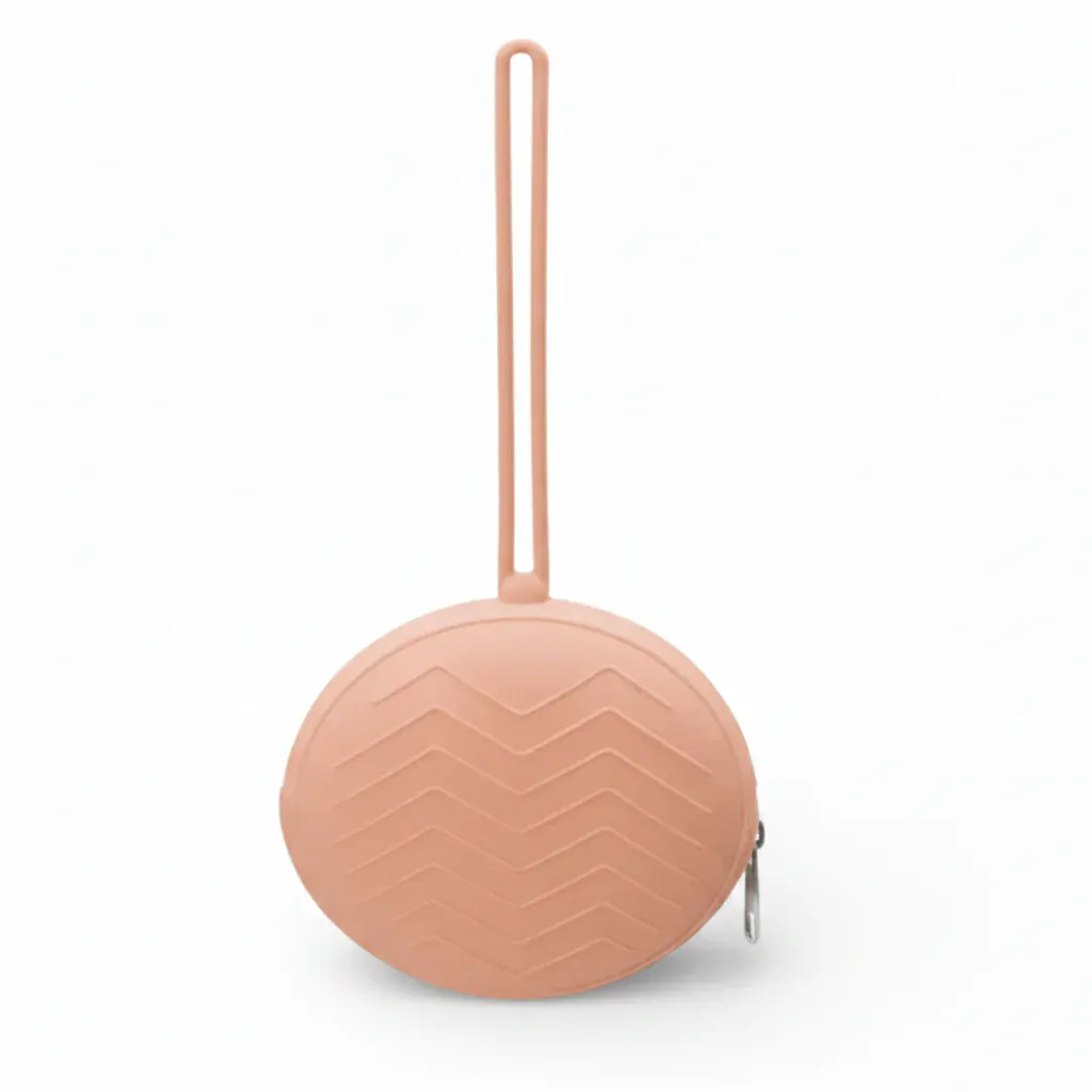 Boîte tétine silicone | Étui hygiénique bébé portable fermeture éclair