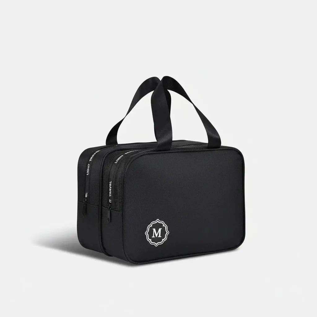 Grande trousse de toilette double compartiment