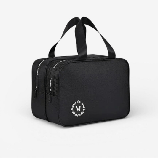 Grande trousse de toilette double compartiment