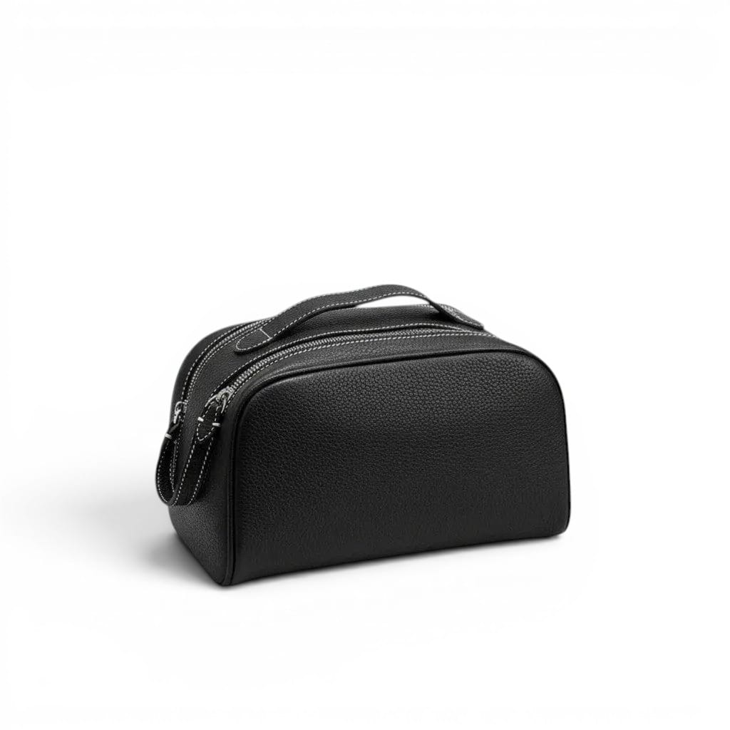 L'Alba | Trousse de Toilette Femme - Vanity Cuir Pleine Fleur