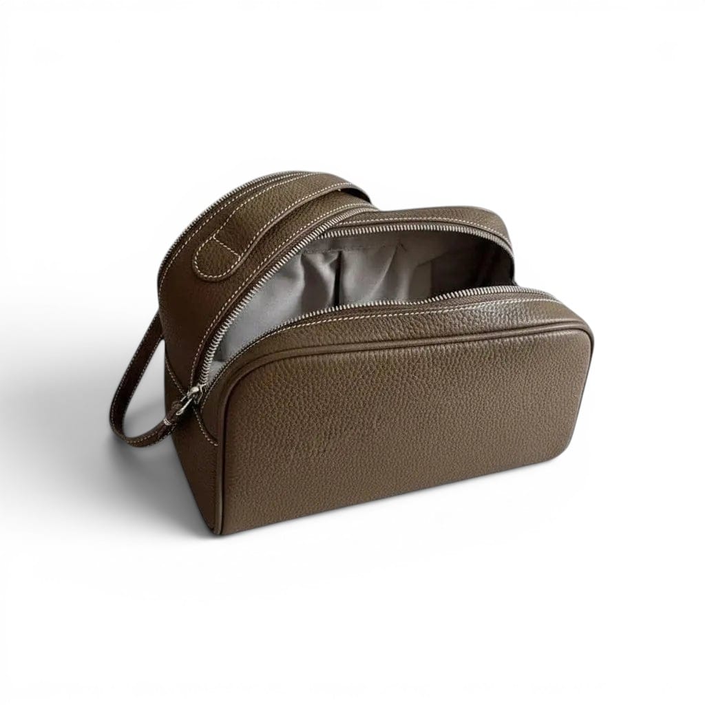 L'Alba | Trousse de Toilette Femme - Vanity Cuir Pleine Fleur
