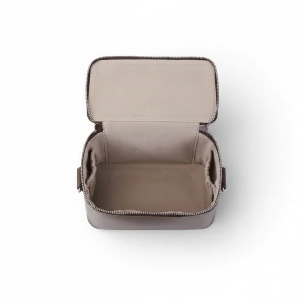 L'Alma | Trousse de Toilette Femme - Cuir Véritable Compact
