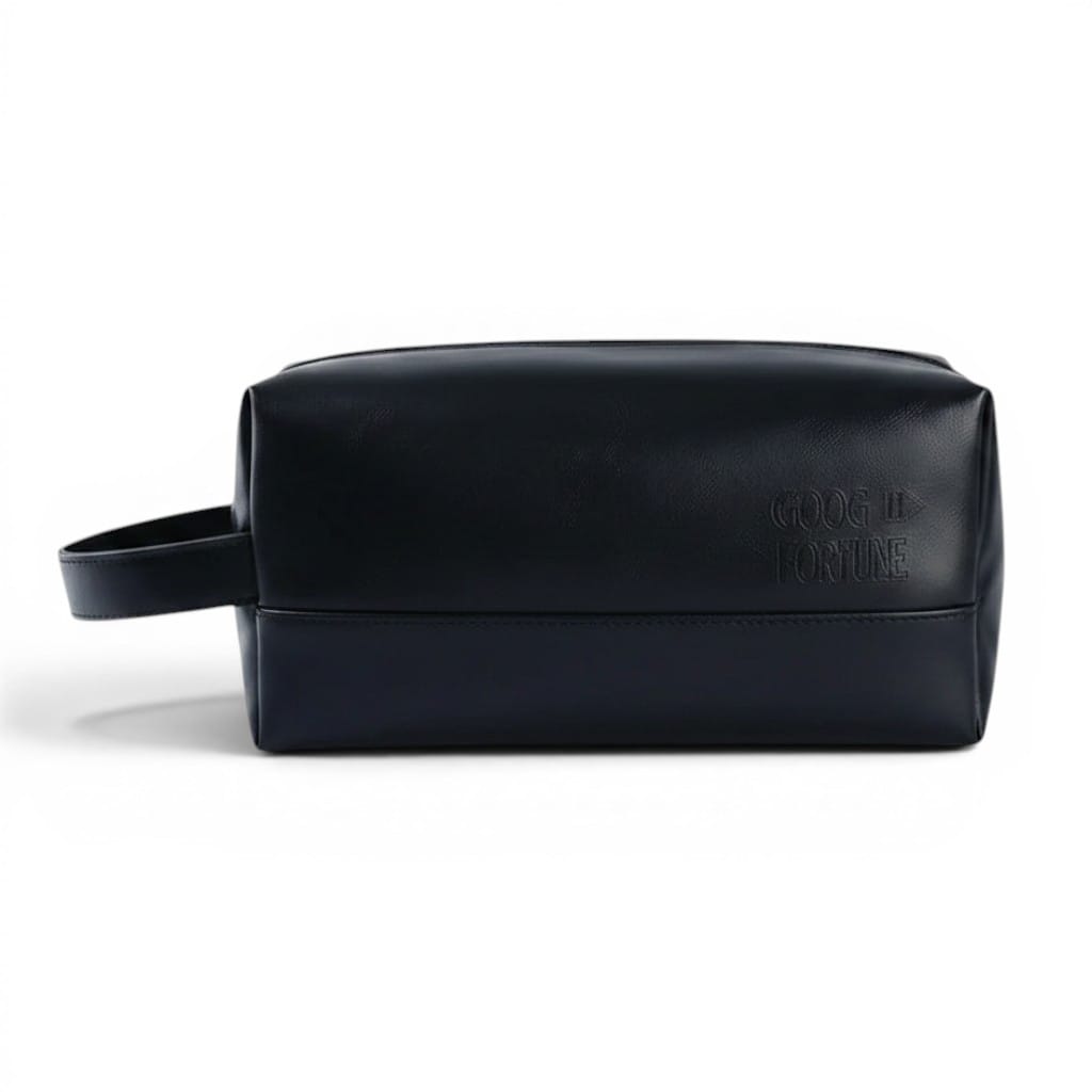 L'Ansa | Trousse Homme Simili Cuir Impérméable Anse Latérale