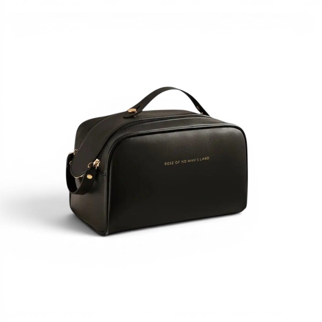 L'Apra | Trousse de Toilette Femme - Simili Cuir Grande Ouverture
