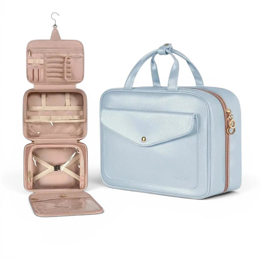 L'Aura | Trousse de Toilette Femme - Suspendue Crochet 360°
