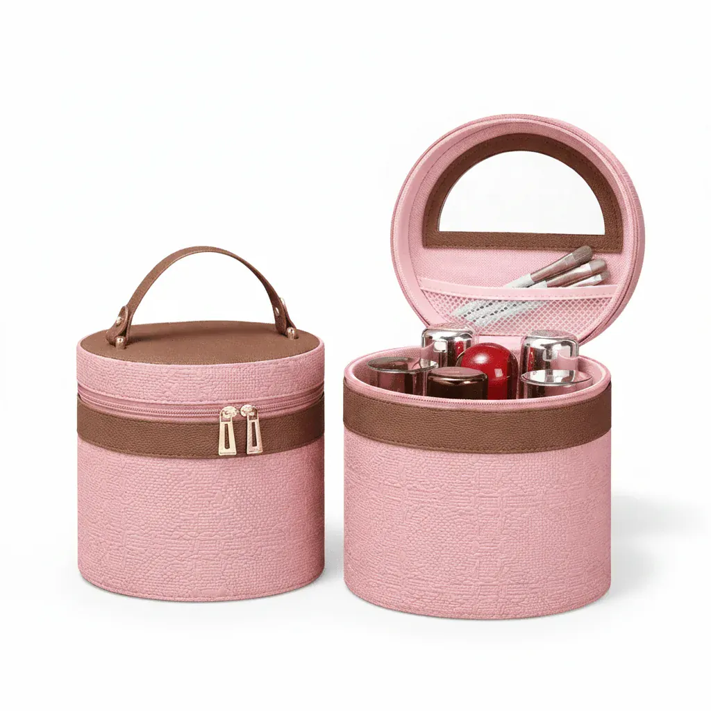 La Bolla | Vanity Ronde Maquillage PU Tressé Format Boule