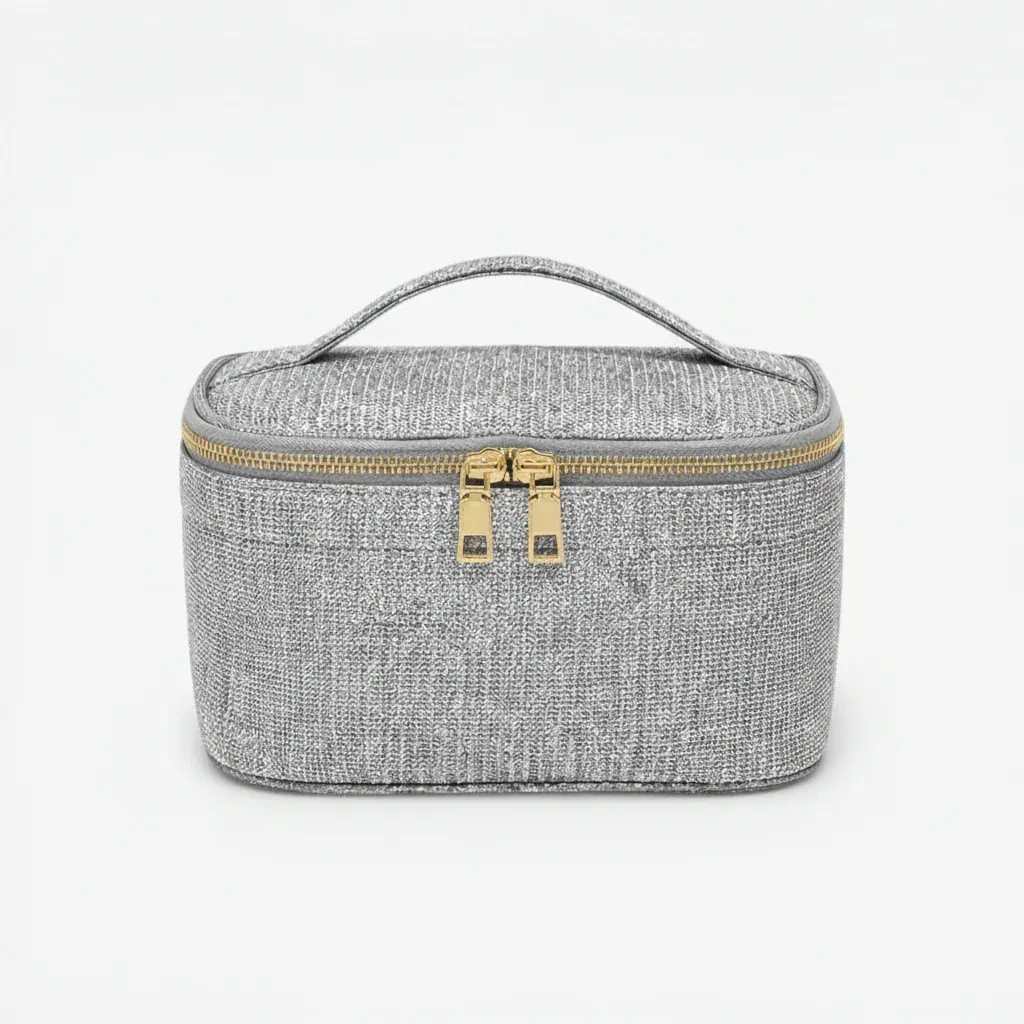 La Brilla | Pochette Maquillage Brillante Zippée 4 Coloris