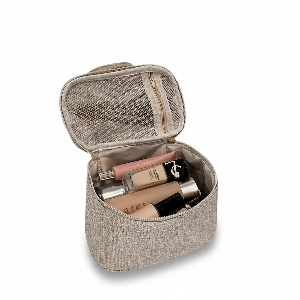 La Brilla | Pochette Maquillage Brillante Zippée 4 Coloris