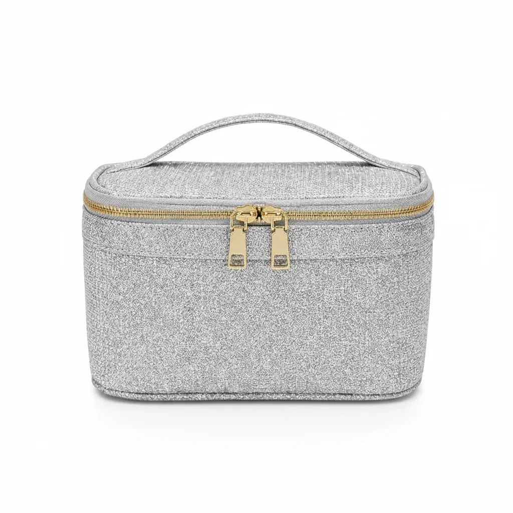 La Brilla | Pochette Maquillage Brillante Zippée 4 Coloris
