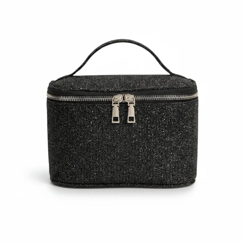 La Brilla | Pochette Maquillage Brillante Zippée 4 Coloris