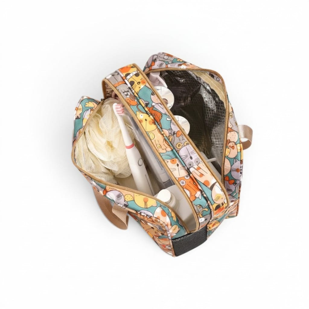 La Briva | Trousse Toilette Femme Imperméable Oxford Grande Capacité
