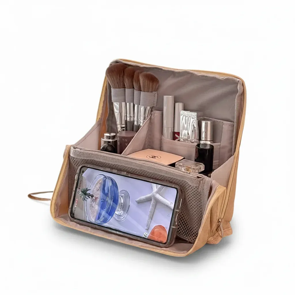 La Canva | Trousse Maquillage Canvas Grande Capacité Pinceaux
