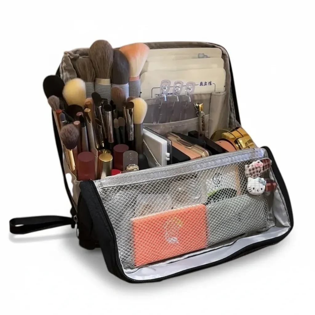 La Canva | Trousse Maquillage Canvas Grande Capacité Pinceaux