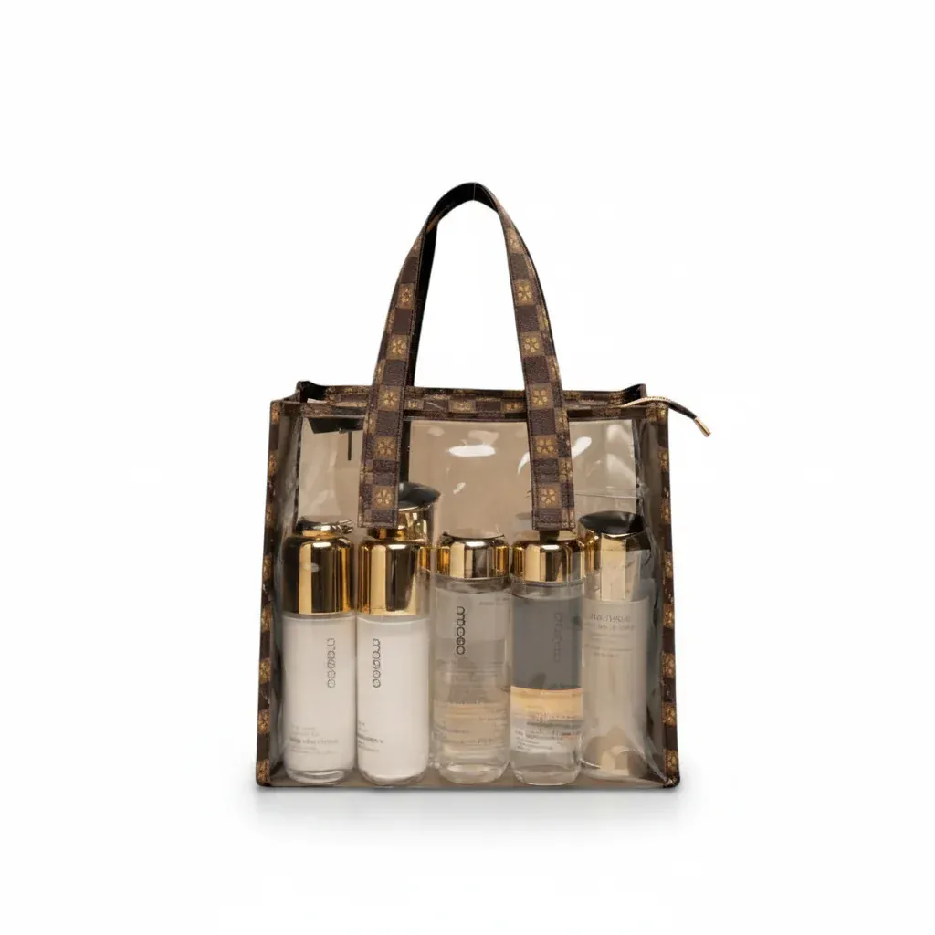 La Carvi | Trousse de Toilette PVC Carreaux Femme