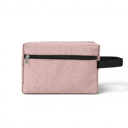 La Chino | Trousse Toilette Personnalisable Tissu Chiné Poche Zippe