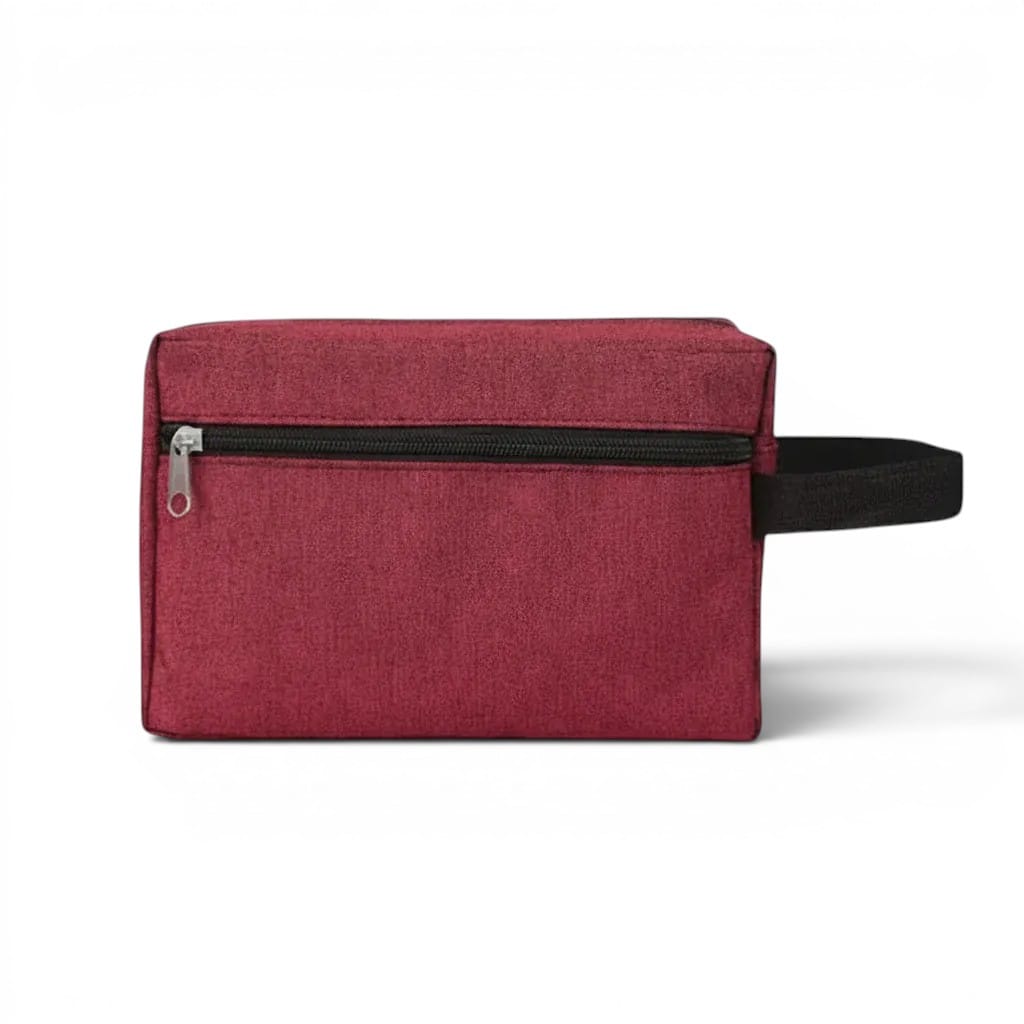 La Chino | Trousse Toilette Personnalisable Tissu Chiné Poche Zippe