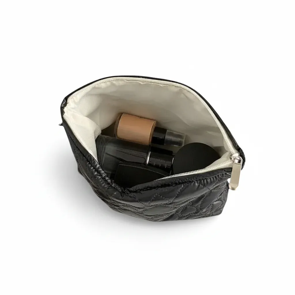 La Clutva | Pochette Maquillage Clutch Simili Cuir Grande Capacité