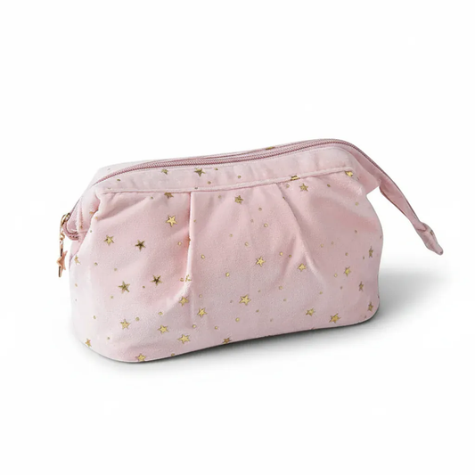 La Concha | Trousse Toilette Velours Coquille Femme
