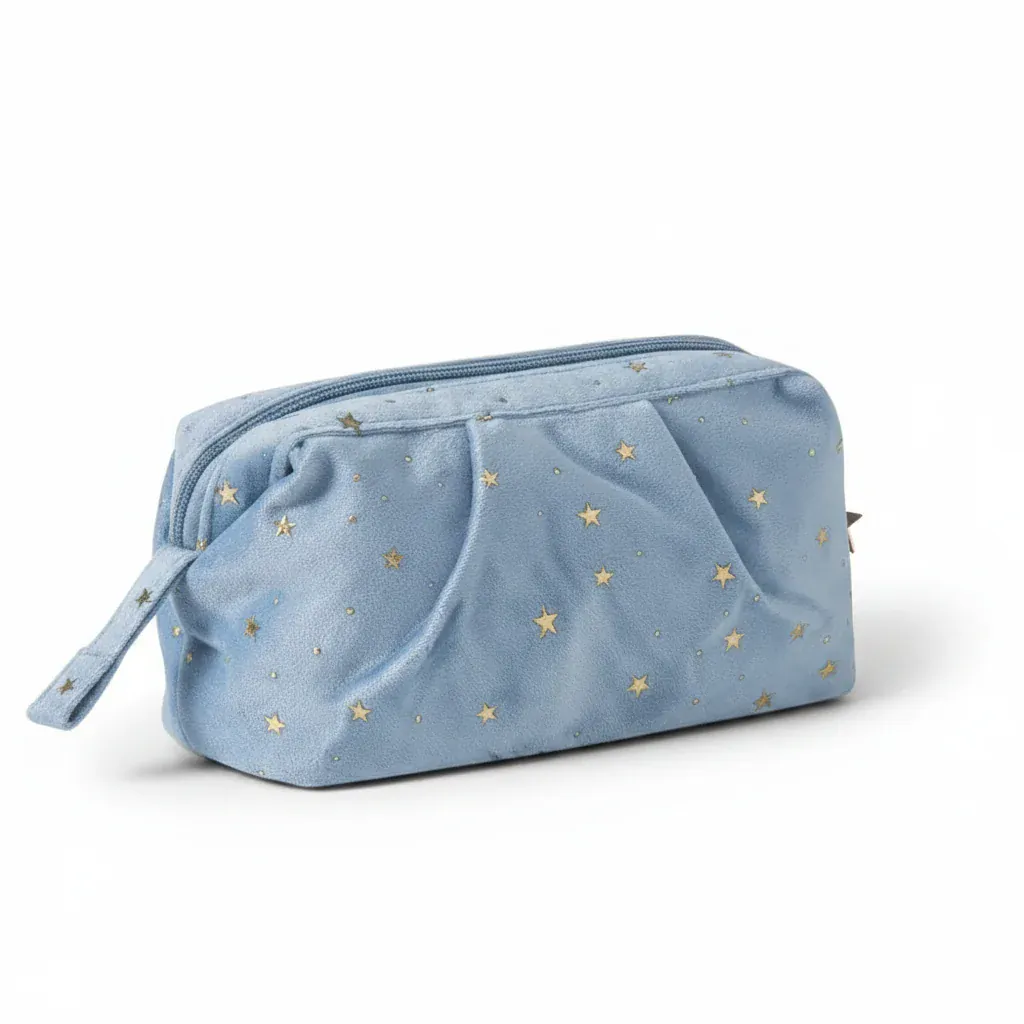 La Concha | Trousse Toilette Velours Coquille Femme