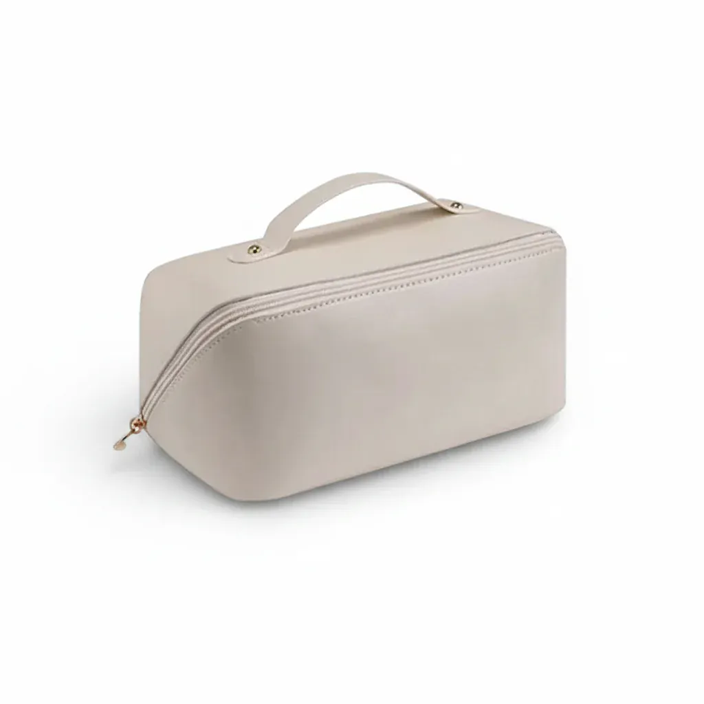 La Cuori | Trousse Toilette Personnalisable Cuir PU Poignée
