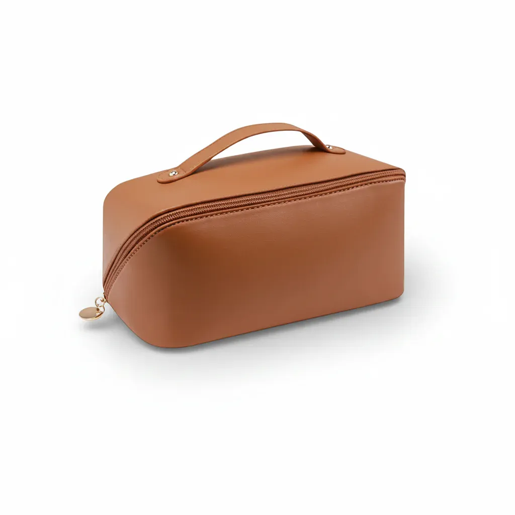 La Cuori | Trousse Toilette Personnalisable Cuir PU Poignée