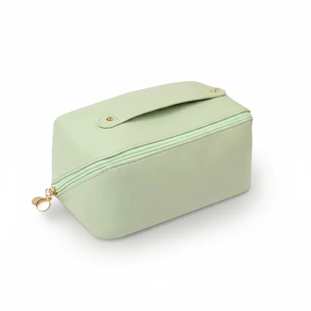 La Cuori | Trousse Toilette Personnalisable Cuir PU Poignée