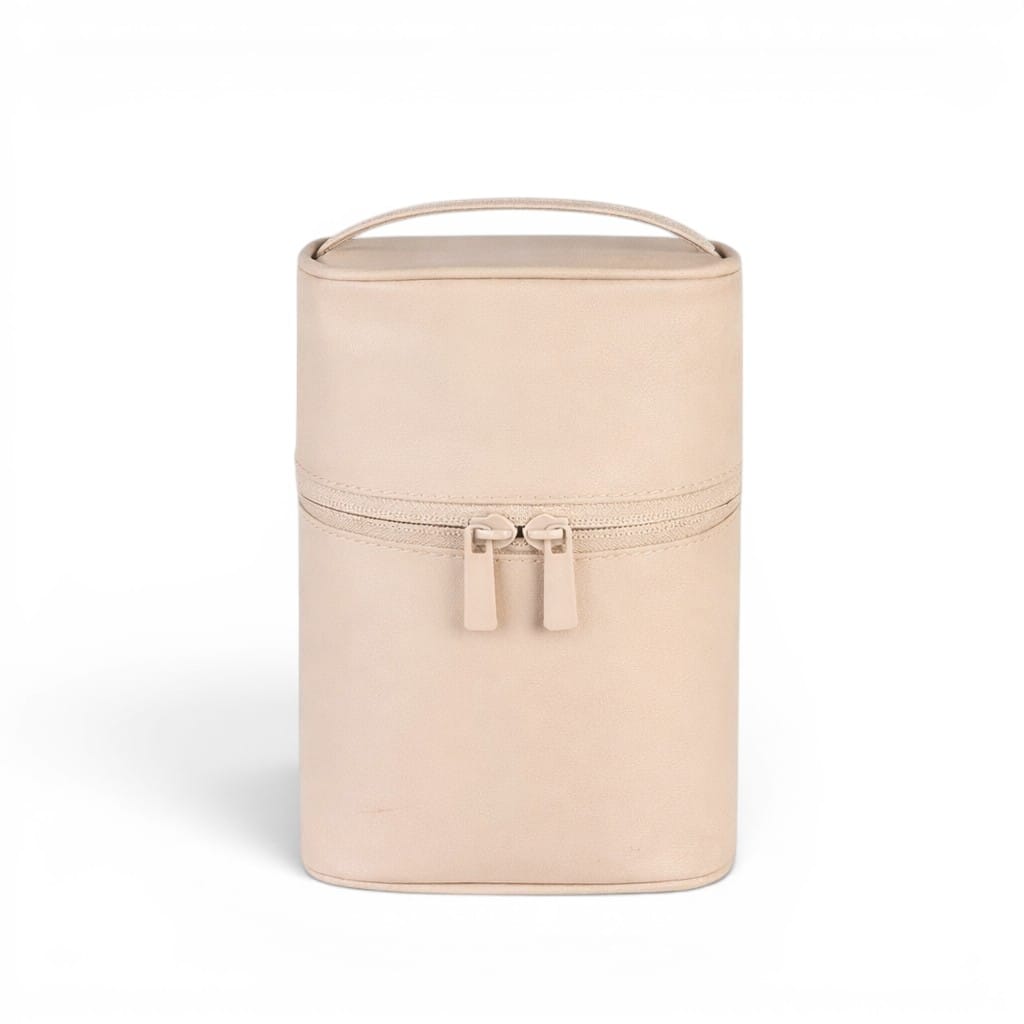 La Cylva | Trousse Maquillage Cylindrique Nylon Grande Capacité